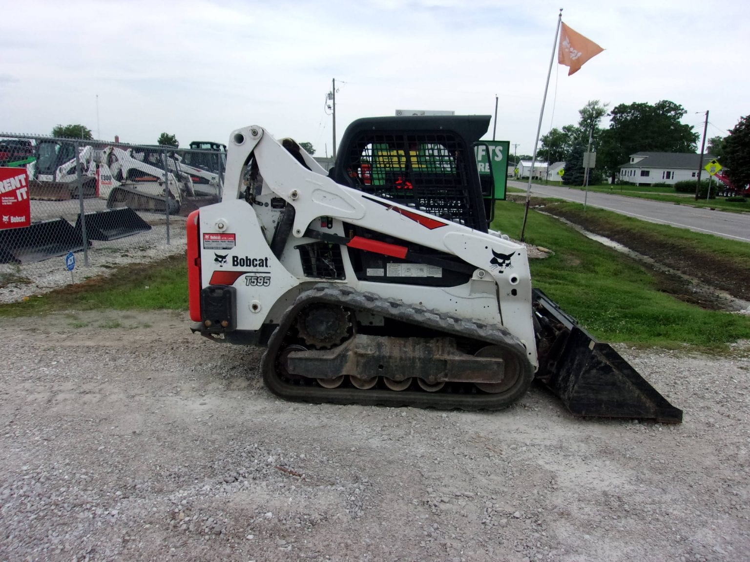 Track skid steers forklifts