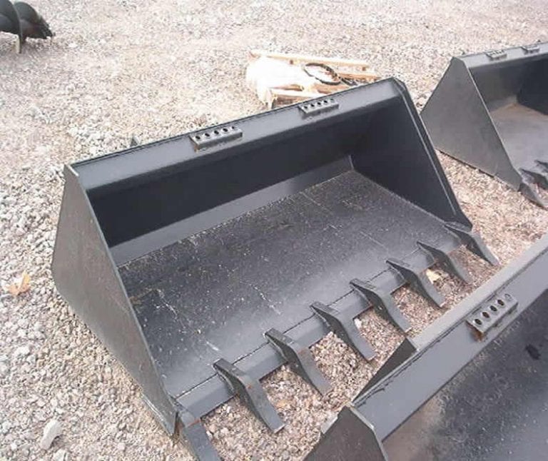 Lo Profile Tooth Skid Steer Bucket forklifts