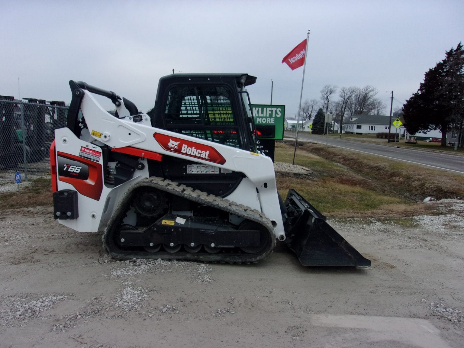 Track skid steers forklifts